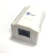 RJ-45-1 (8P8C) CAT5e, 1 выход (LISTED) компьютерная розетка RJ-45-1 (8P8C) CAT5e, 1 выход (LISTED) компьютерная розетка