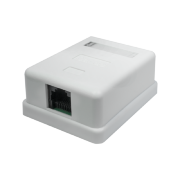 Розетка настенная RJ-45, 8P8C, Cat.5e, 1 порт UTP (10-0307) Розетка настенная RJ-45, 8P8C, Cat.5e, 1 порт UTP (10-0307)