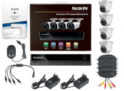 Комплект видеонаблюдения Falcon Eye FE-104MHD Дом SMART Комплект видеонаблюдения Falcon Eye FE-104MHD Дом SMART