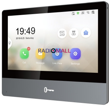 Видеодомофон Hikvision DS-KH8350-TE1 серебристый Видеодомофон Hikvision DS-KH8350-TE1 серебристый