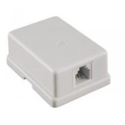 Розетка настенная RJ-11, 6P4C, 1порт (10-0305) Розетка настенная RJ-11, 6P4C, 1порт (10-0305)
